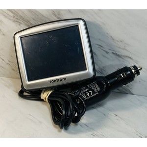 Tomtom One 3.5" GPS Unit Portable Car Navigator N14644 Working Car plug BLACK
